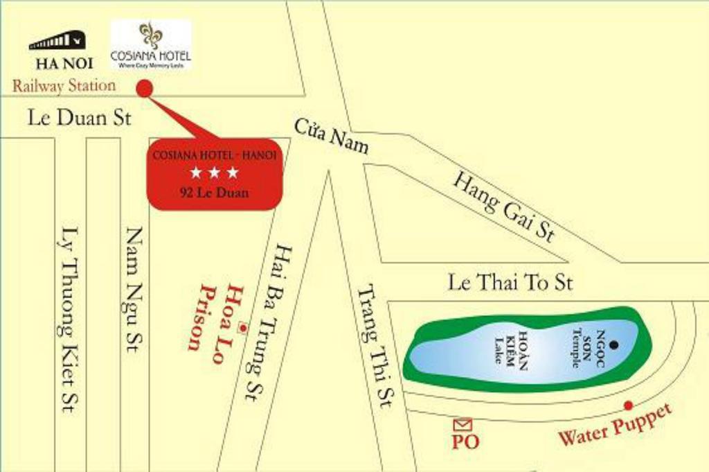Cosiana Hotel Hanoi Bagian luar foto